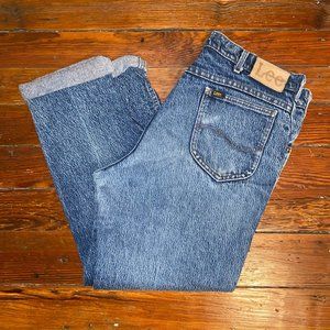 Vintage Lee Riders 36 X 30 Rare Wash